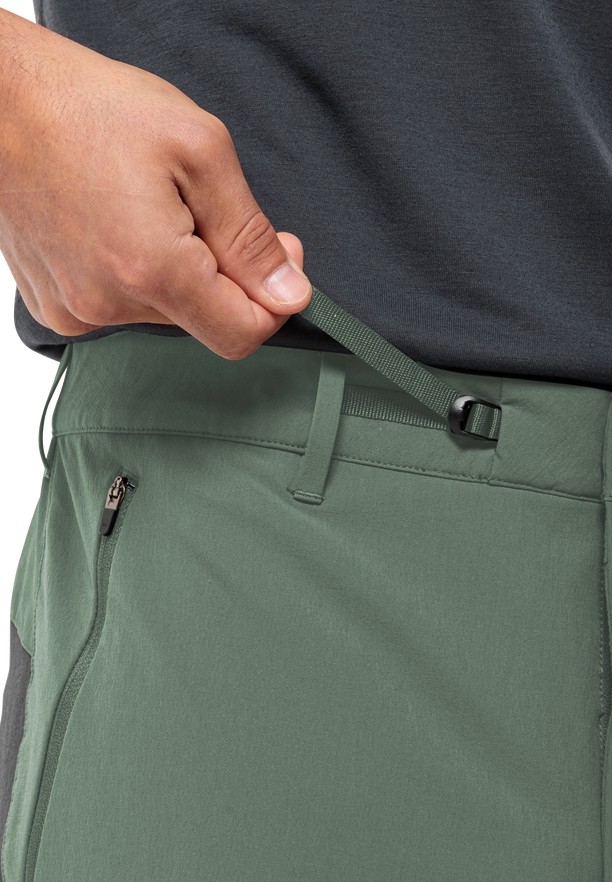 Green Jack Wolfskin Andur Men Hiking Pants | 53692141