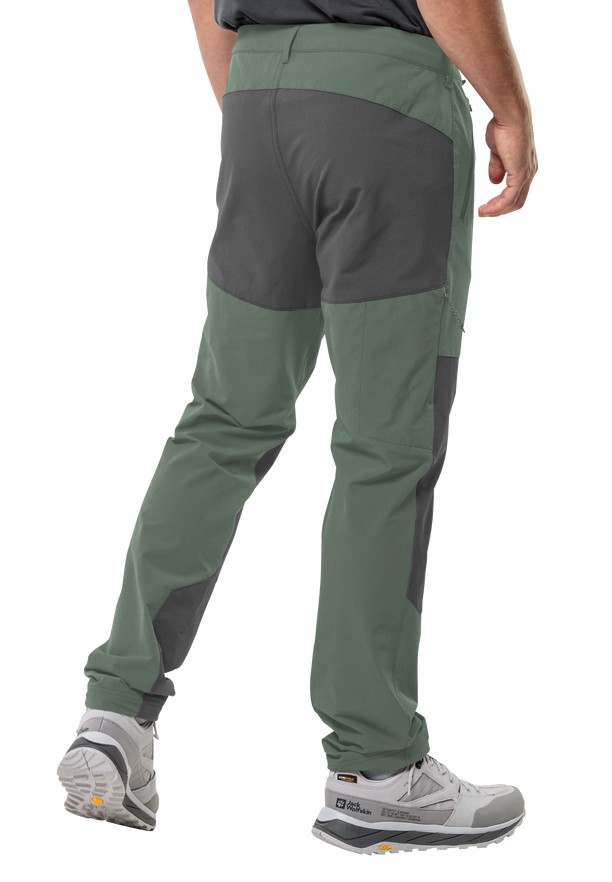 Green Jack Wolfskin Andur Men Hiking Pants | 53692141