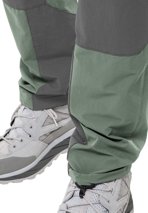 Green Jack Wolfskin Andur Men Hiking Pants | 53692141