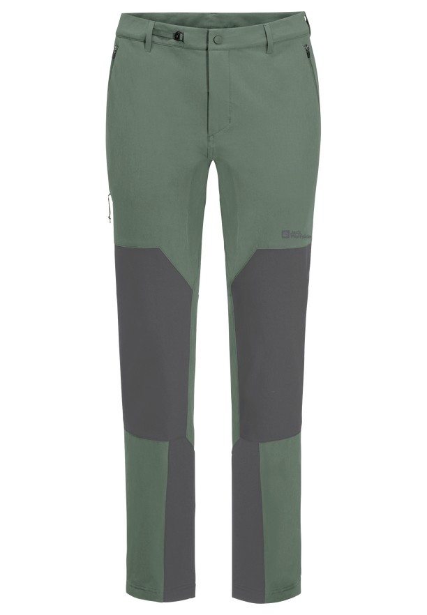 Green Jack Wolfskin Andur Men Hiking Pants | 53692141