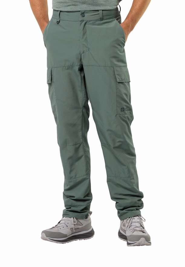 Green Jack Wolfskin Barrier Pant Men Hiking Pants | 98116826