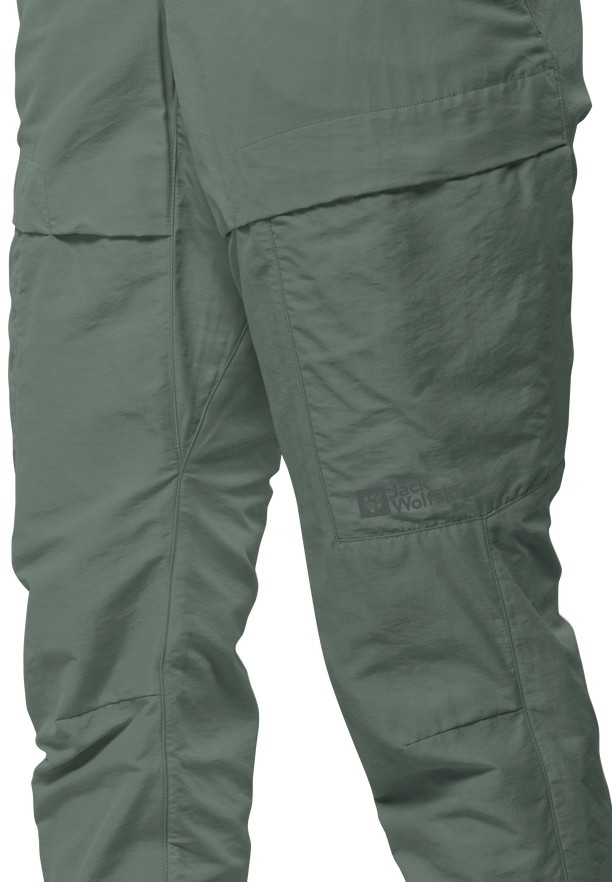 Green Jack Wolfskin Barrier Women Pants | 80725453