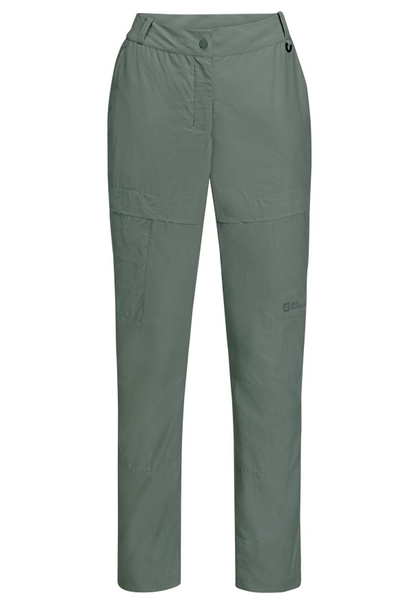 Green Jack Wolfskin Barrier Women Pants | 80725453