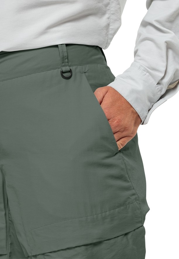 Green Jack Wolfskin Barrier Women Pants | 80725453