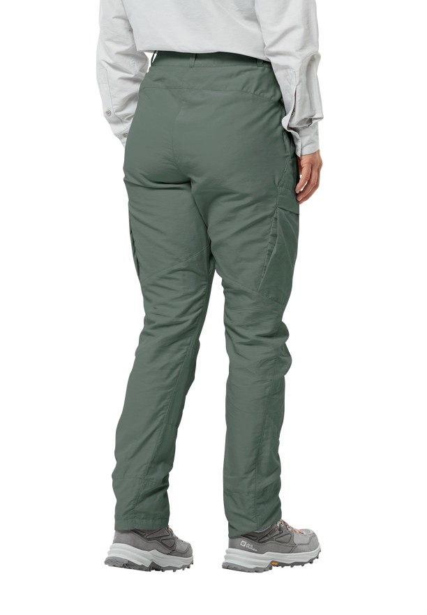 Green Jack Wolfskin Barrier Women Pants | 80725453