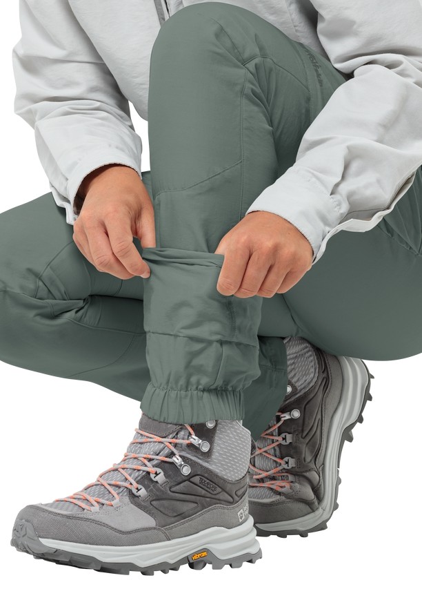 Green Jack Wolfskin Barrier Women Pants | 80725453