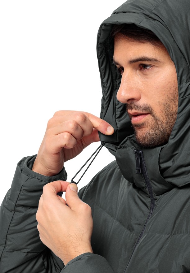 Green Jack Wolfskin Colonius Men Down Jackets | 38057705