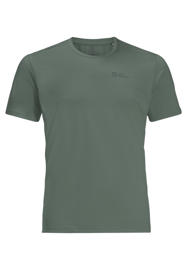 Green Jack Wolfskin Delgami S/s Men T Shirts | 78693506
