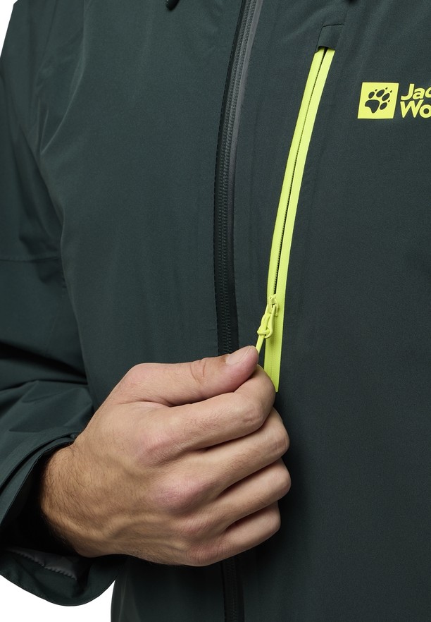 Green Jack Wolfskin Eagle Peak 2l Men Rain Jackets | 59201247