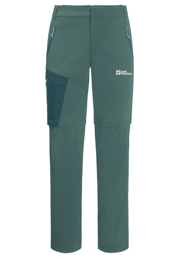 Green Jack Wolfskin Glastal Zip Away Men Hiking Pants | 37929367