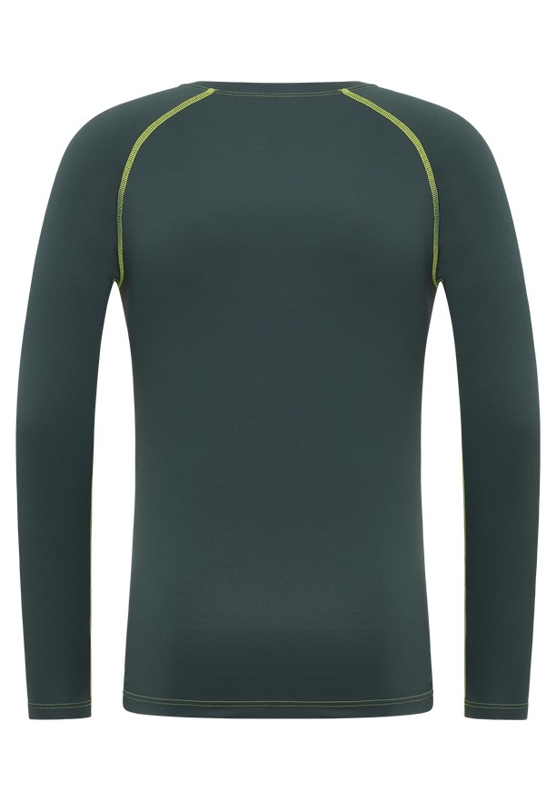 Green Jack Wolfskin Infinite Light Ls Men T Shirts | 19719989