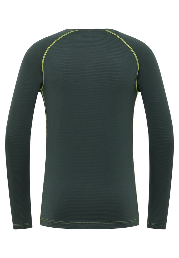 Green Jack Wolfskin Infinite Warm Ls Men T Shirts | 26057580