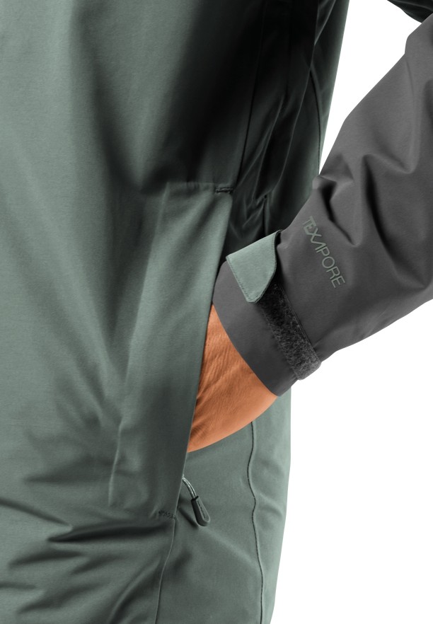 Green Jack Wolfskin Jasper 2l Men Rain Jackets | 54822713