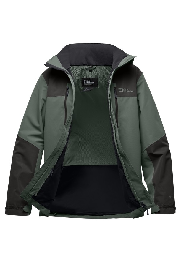 Green Jack Wolfskin Jasper 2l Men Rain Jackets | 54822713