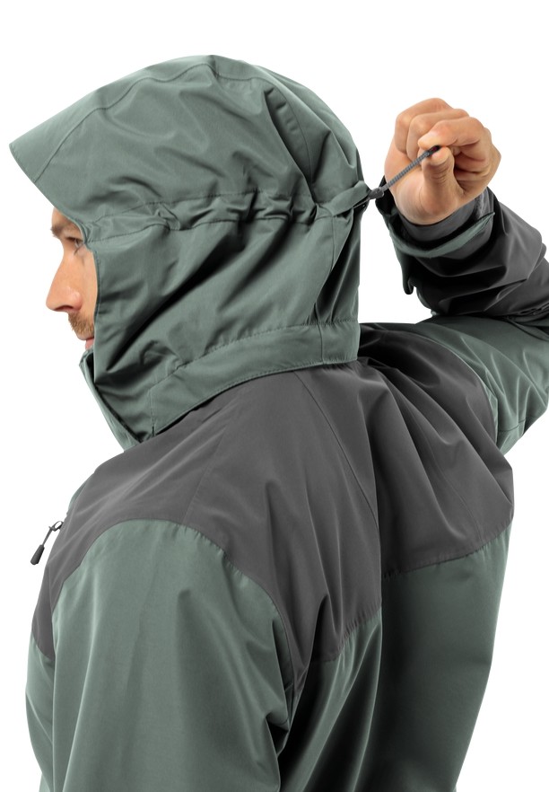 Green Jack Wolfskin Jasper 2l Men Rain Jackets | 54822713