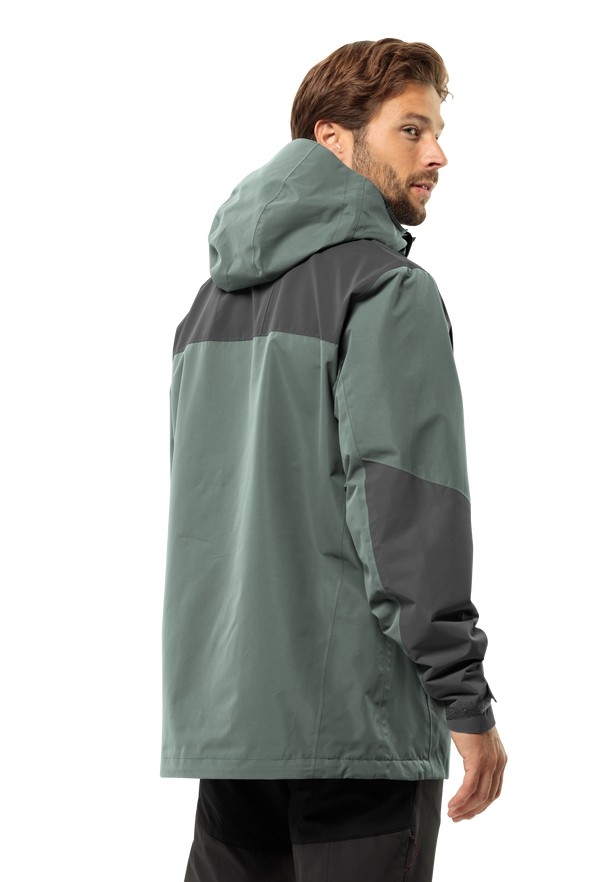 Green Jack Wolfskin Jasper 2l Men Rain Jackets | 54822713