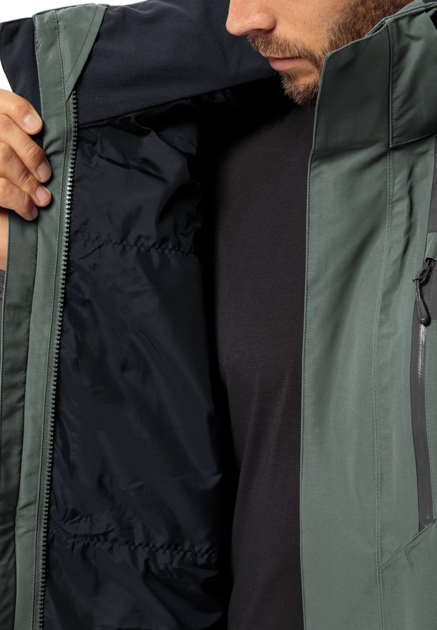 Green Jack Wolfskin Jasper 2l Men Rain Jackets | 54822713
