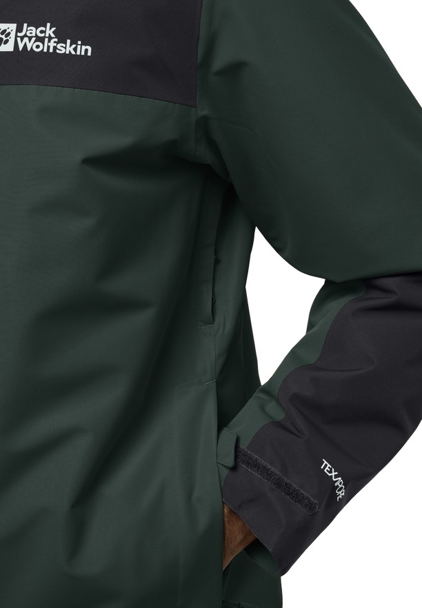 Green Jack Wolfskin Jasper 3in1 Men Jackets | 20210293
