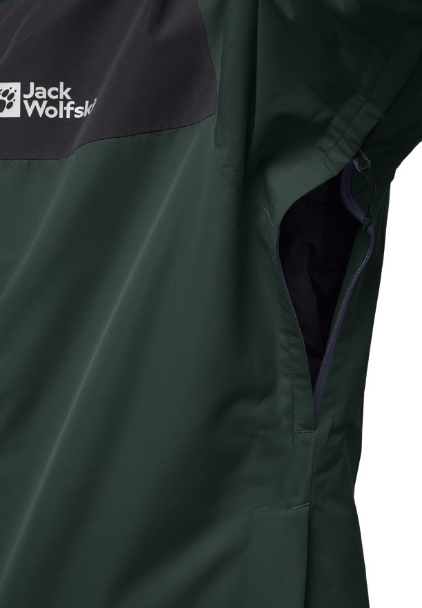 Green Jack Wolfskin Jasper 3in1 Men Jackets | 20210293