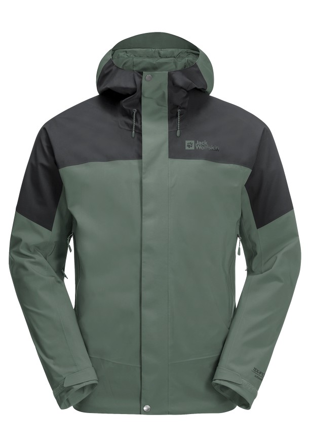 Green Jack Wolfskin Kammweg 2l Men Rain Jackets | 40048601