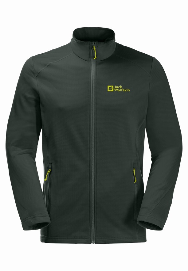 Green Jack Wolfskin Kolbenberg Fz Men Fleece Jackets | 28483088
