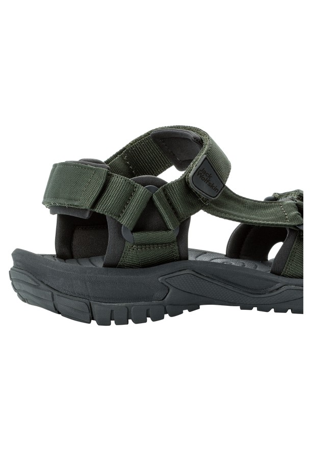 Green Jack Wolfskin Lakewood Ride Men Sandals | 71542124
