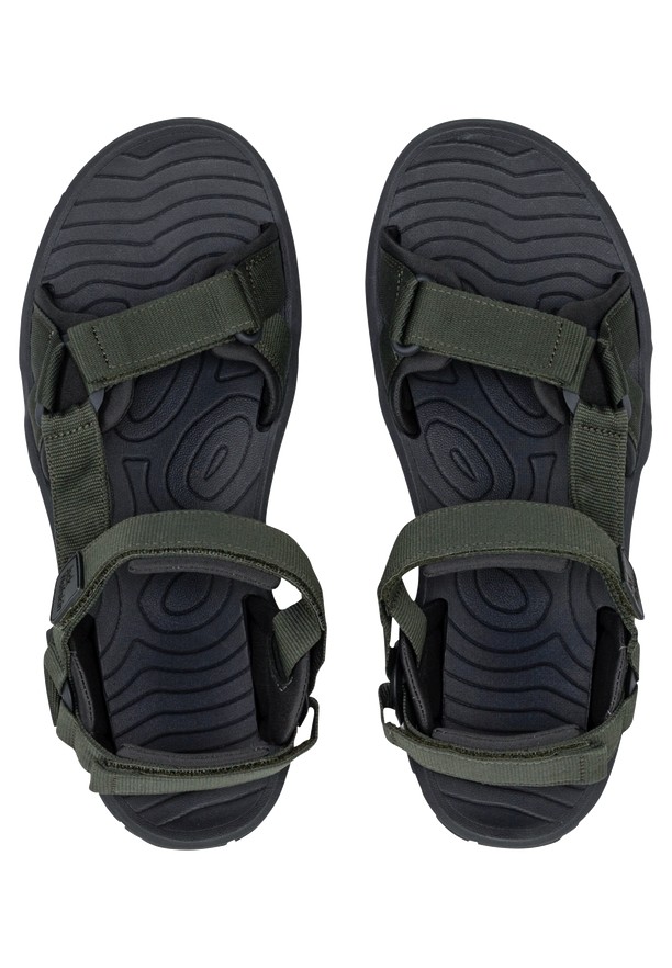Green Jack Wolfskin Lakewood Ride Men Sandals | 71542124