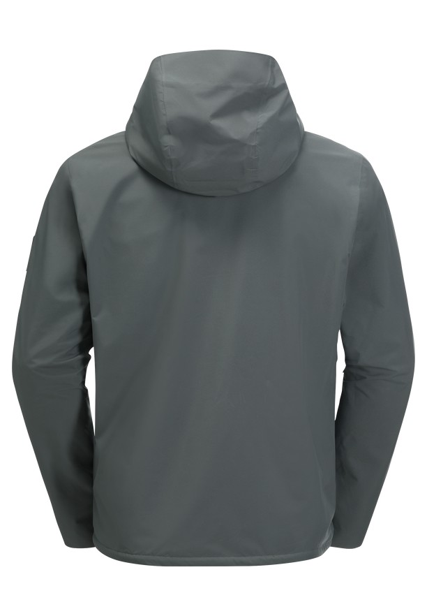 Green Jack Wolfskin Mainkai Men Rain Jackets | 87910329