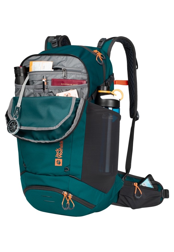 Green Jack Wolfskin Moab Jam Shape 30 Men Bike Backpack | 40526470
