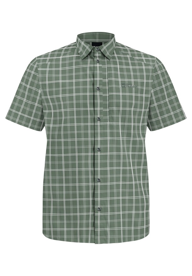 Green Jack Wolfskin Norbo S/s Men Shirts | 82753930