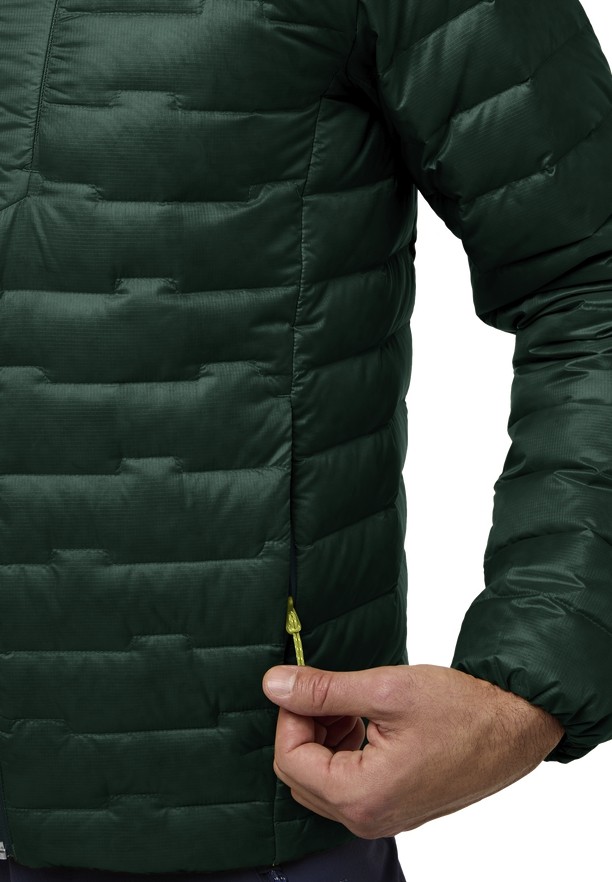 Green Jack Wolfskin Passamani Men Down Jackets | 73197649