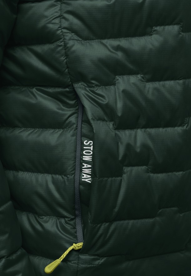 Green Jack Wolfskin Passamani Men Down Jackets | 73197649