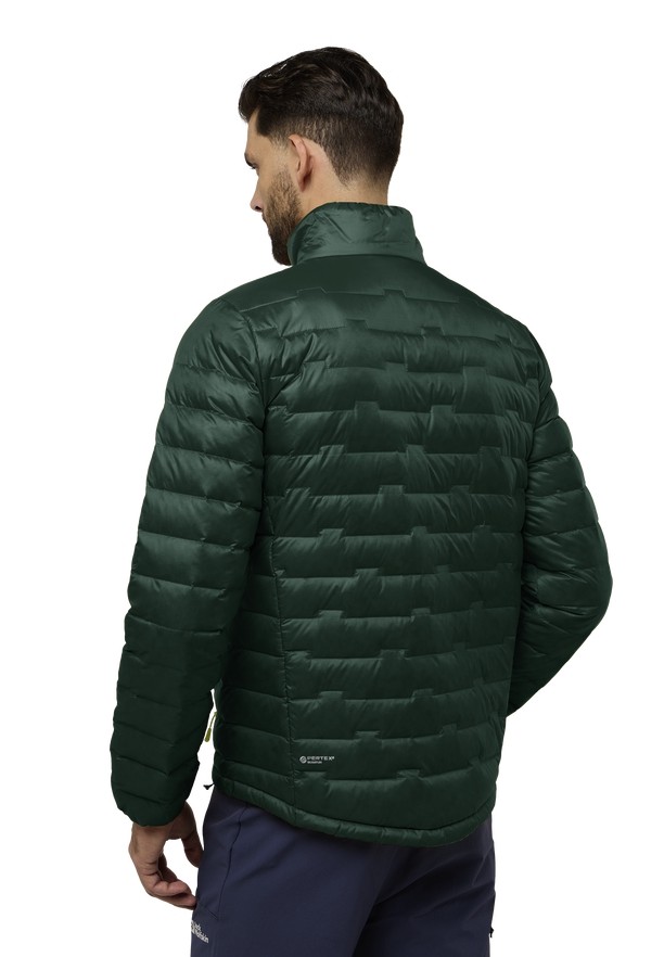 Green Jack Wolfskin Passamani Men Down Jackets | 73197649