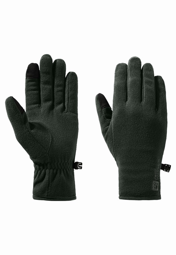 Green Jack Wolfskin Real Stuff Men Gloves | 86898693
