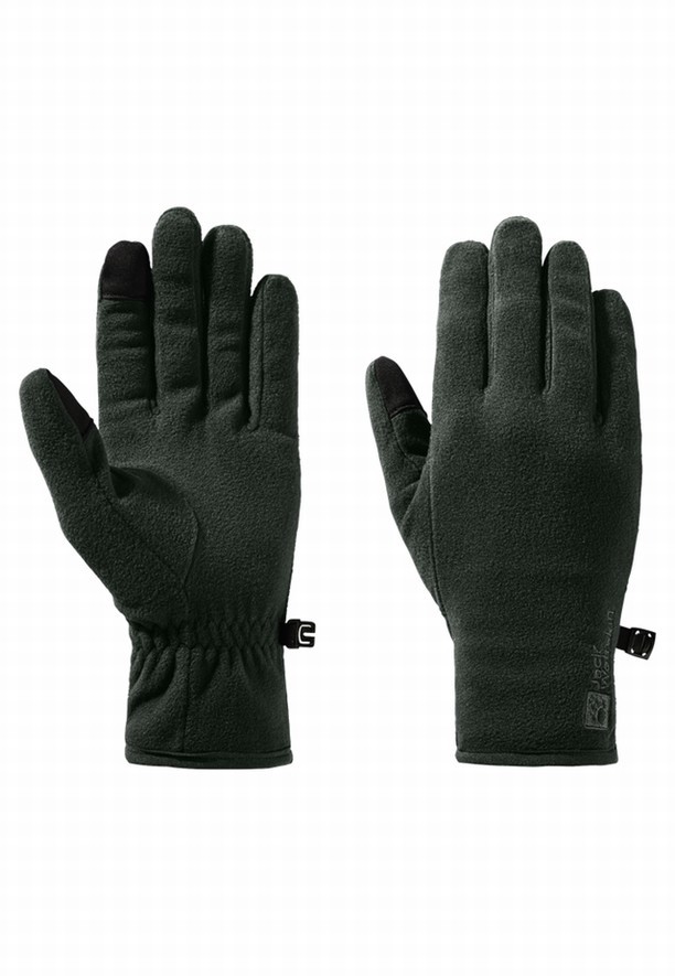 Green Jack Wolfskin Real Stuff Women Gloves | 43106253