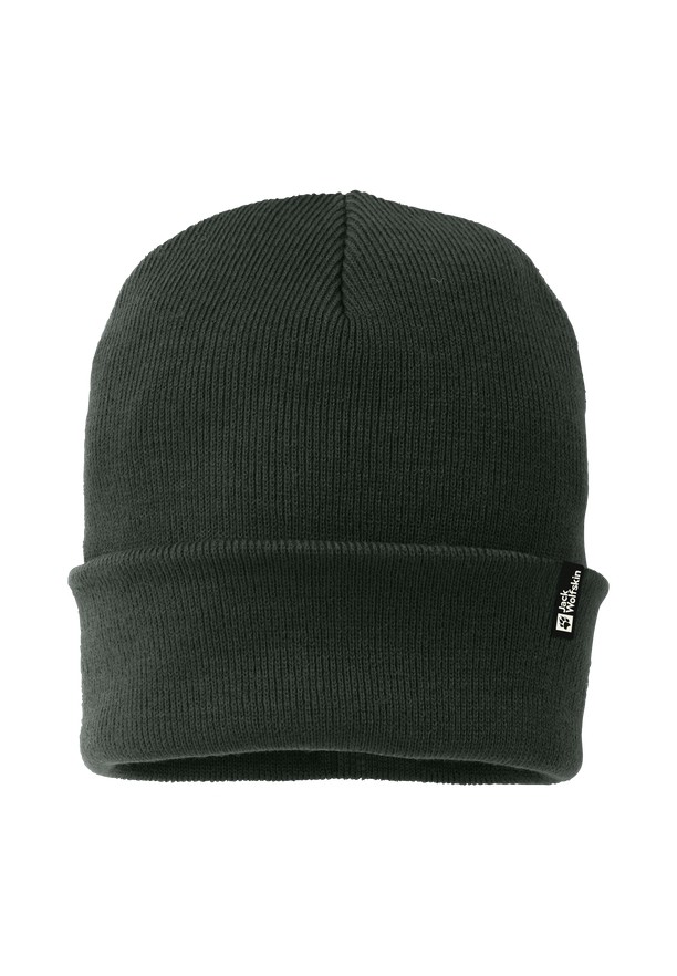 Green Jack Wolfskin Rib Men Beanie | 10846172