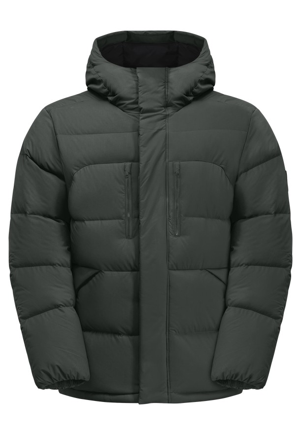 Green Jack Wolfskin Roemertor Men Down Jackets | 95280618