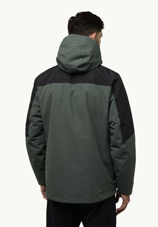 Green Jack Wolfskin Romberg 3in1 Men Jackets | 27778256