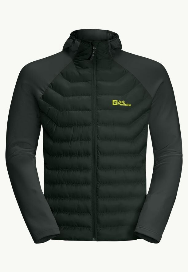 Green Jack Wolfskin Routeburn Pro Hybrid Men Jackets | 15127916