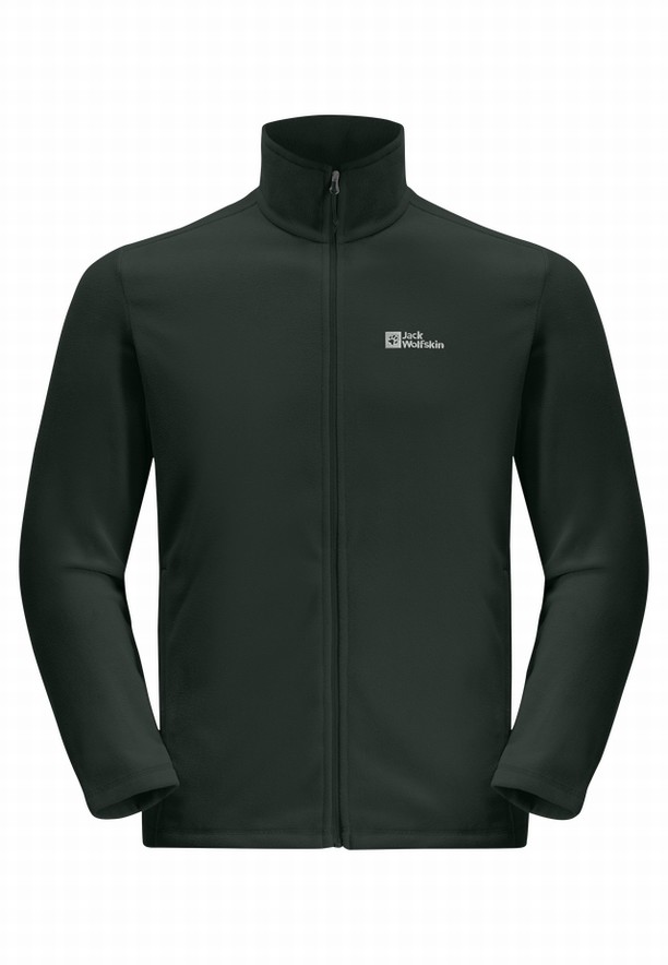 Green Jack Wolfskin Taunus Fz Men Fleece Jackets | 12015692