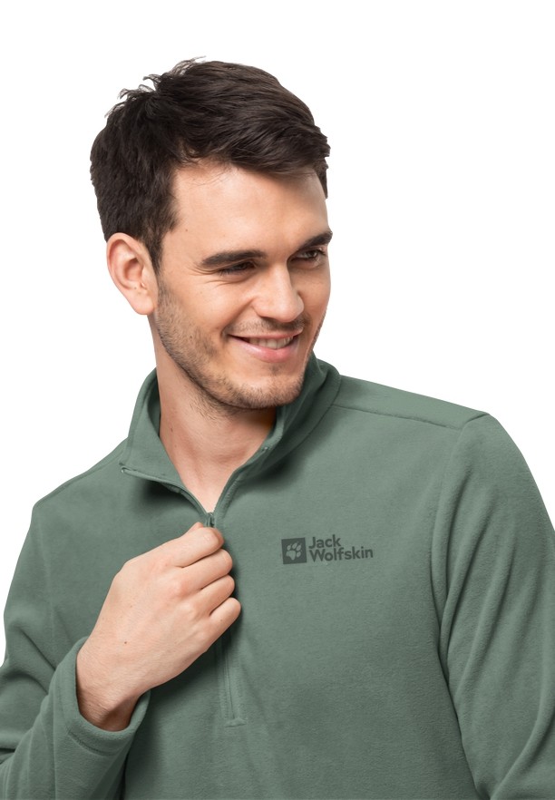 Green Jack Wolfskin Taunus Hz Men Jumpers | 53062399