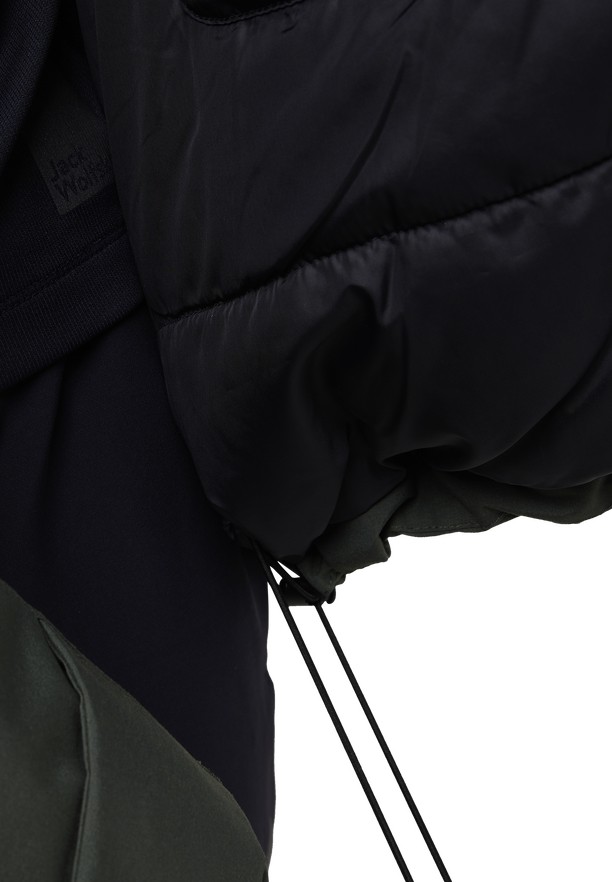 Green Jack Wolfskin Tempeltor Men Rain Jackets | 80278551