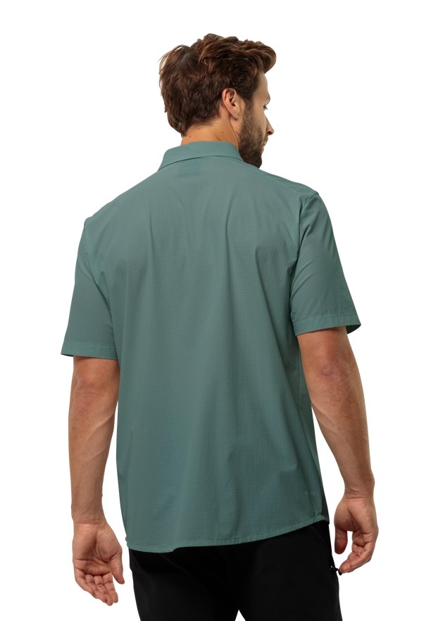 Green Jack Wolfskin Vandra S/s Men Shirts | 86949617