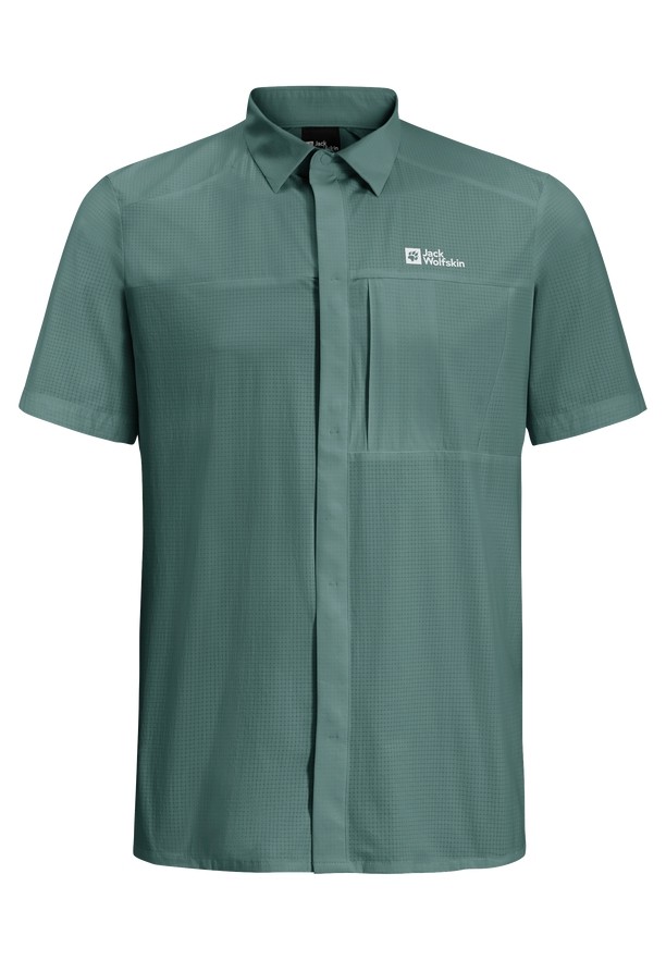 Green Jack Wolfskin Vandra S/s Men Shirts | 86949617