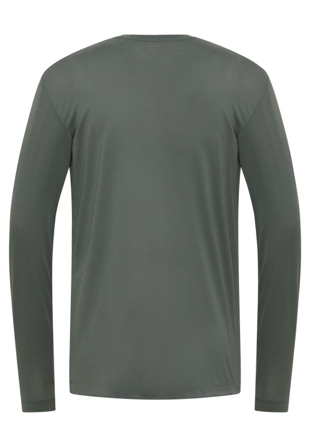 Green Jack Wolfskin Vonnan Ls Men T Shirts | 79126376