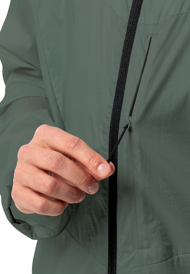 Green Jack Wolfskin Wanderjahr Men Softshell Jackets | 48932035