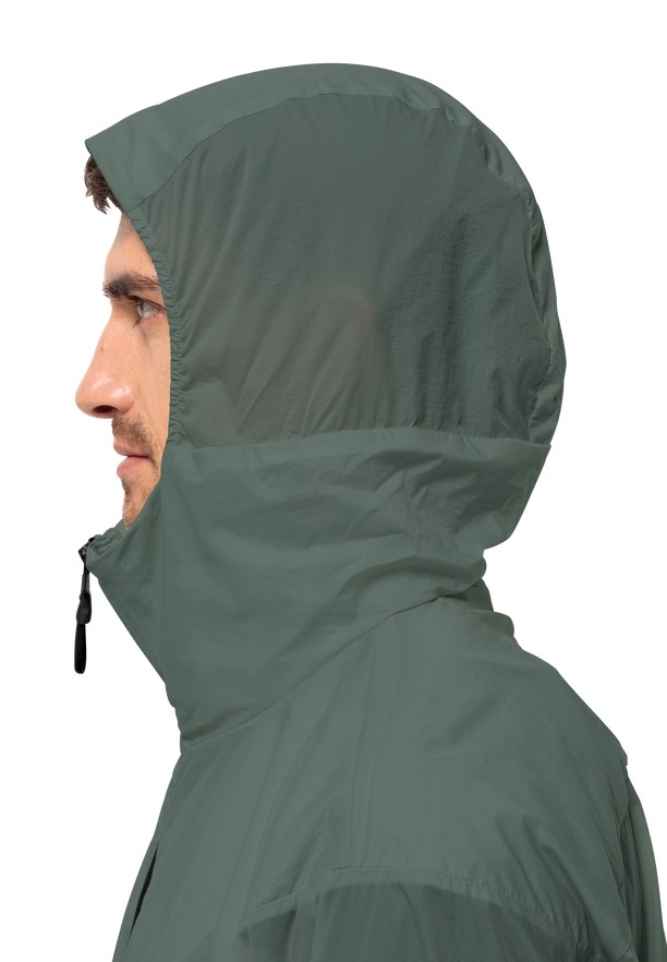 Green Jack Wolfskin Wanderjahr Men Softshell Jackets | 48932035