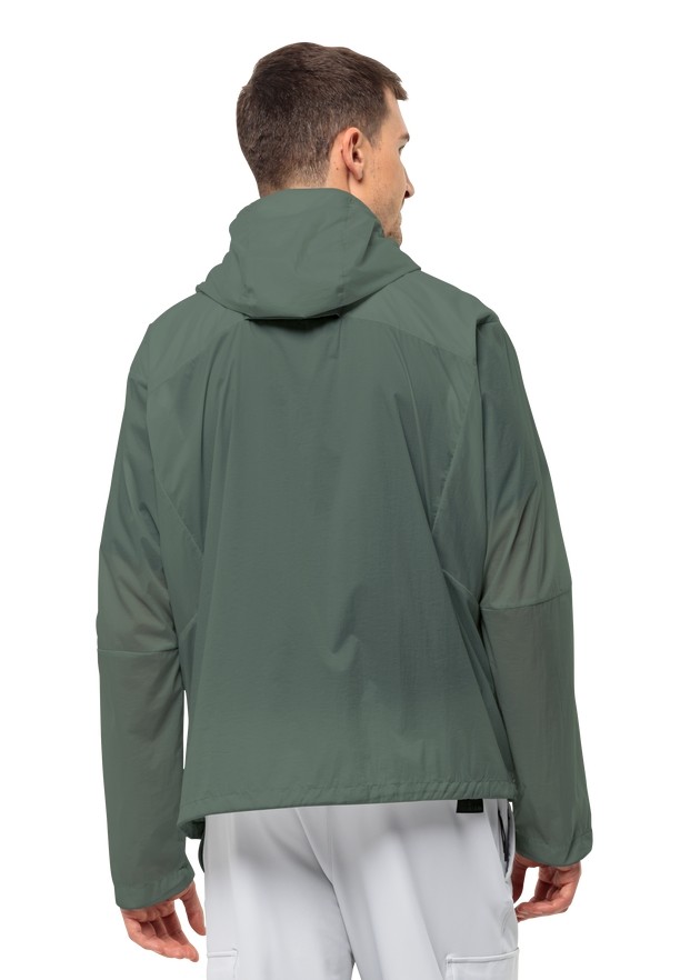 Green Jack Wolfskin Wanderjahr Men Softshell Jackets | 48932035