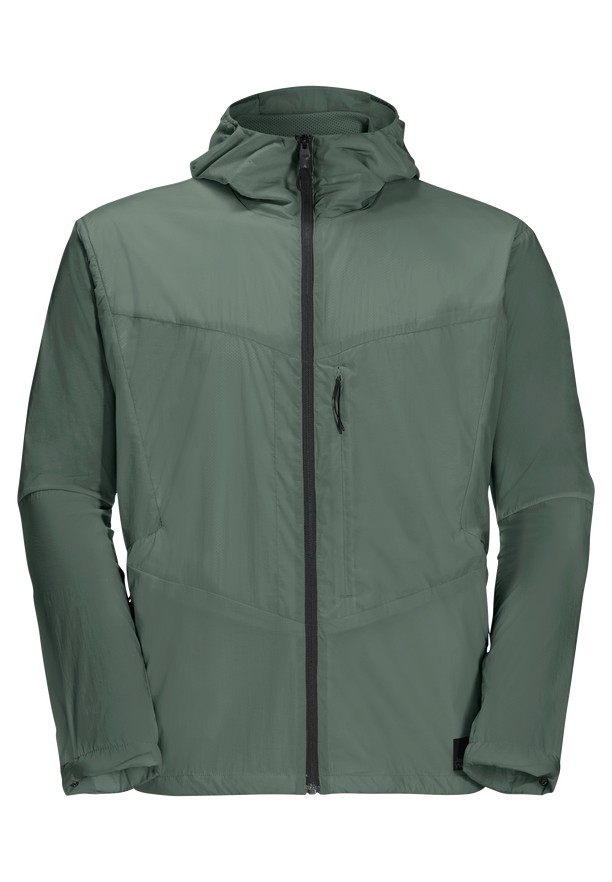 Green Jack Wolfskin Wanderjahr Men Softshell Jackets | 48932035