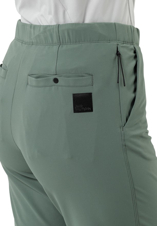 Green Jack Wolfskin Wandermood Women Hiking Pants | 24889127